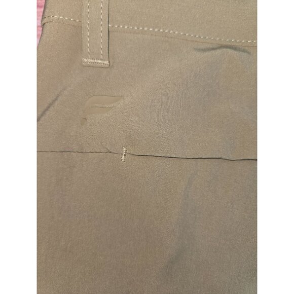 Fabletics Mens Khaki 8" Shorts Size 40 With Zip Pockets - Picture 4 of 7